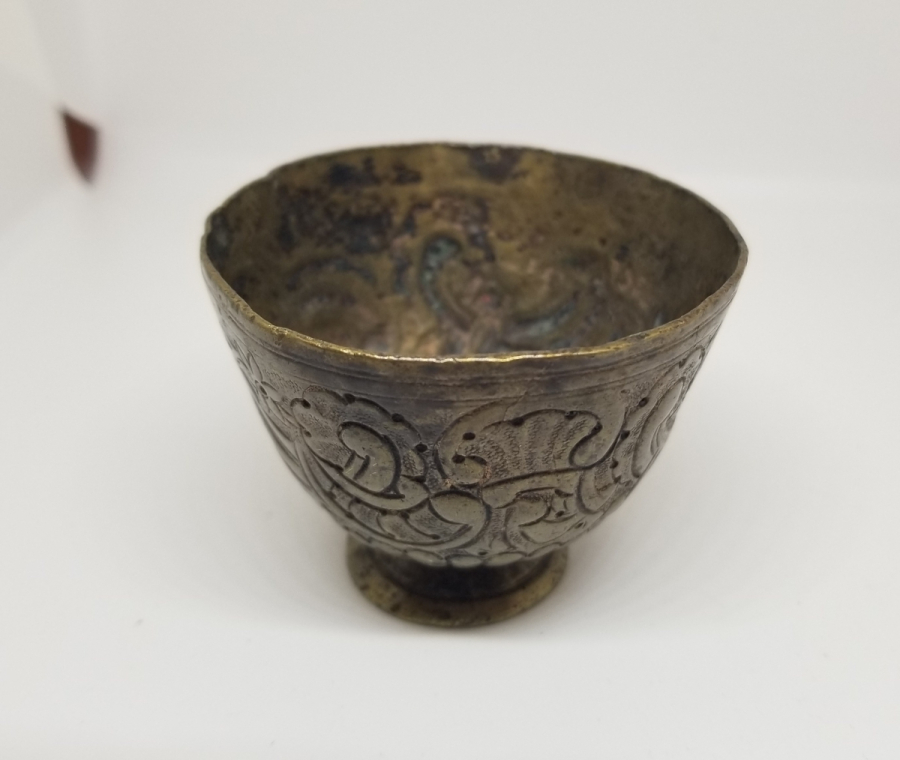 KABARTMA İŞÇİLİKLİ OSMANLI DÖNEMİ TOMBAK FİNCAN ZARFI