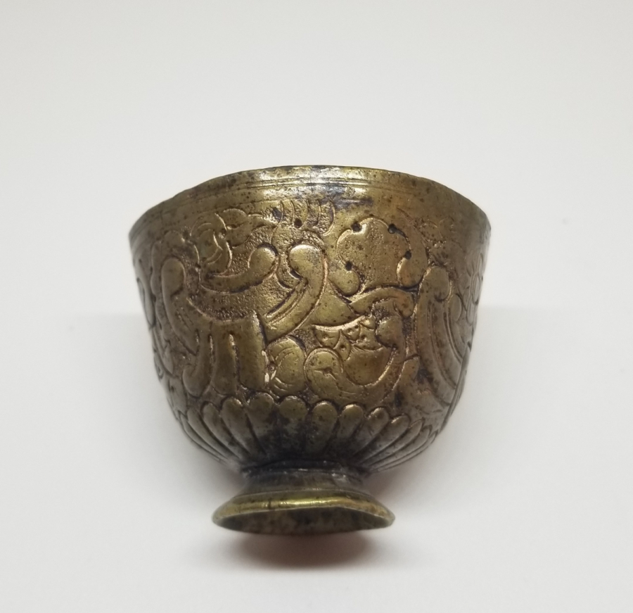 KABARTMA İŞÇİLİKLİ OSMANLI DÖNEMİ TOMBAK FİNCAN ZARFI