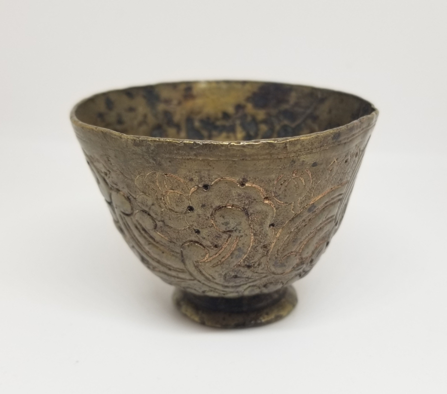 KABARTMA İŞÇİLİKLİ OSMANLI DÖNEMİ TOMBAK FİNCAN ZARFI