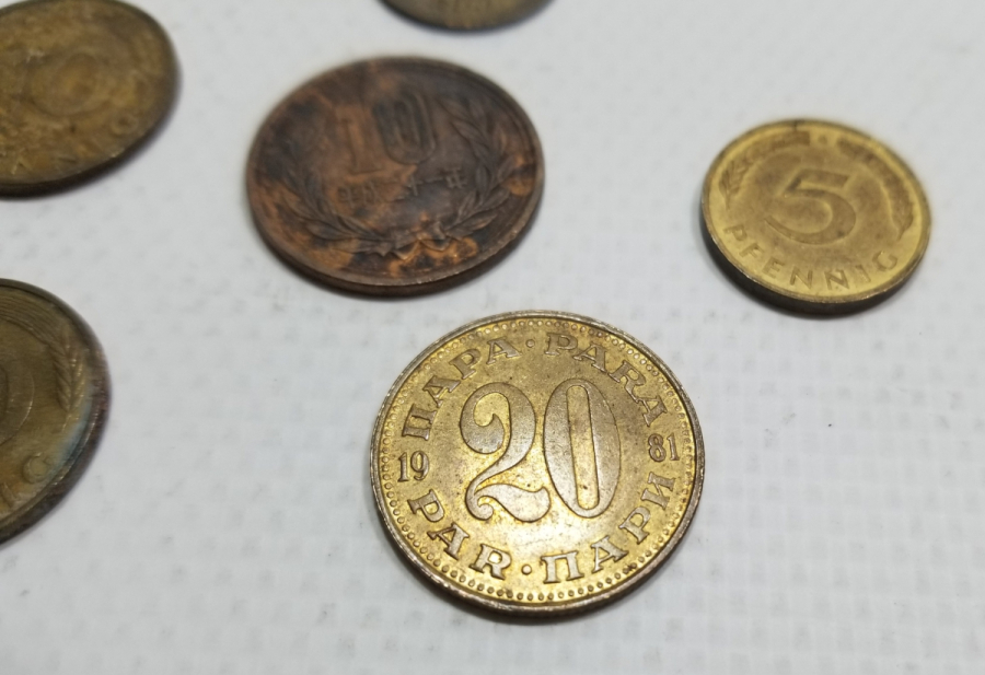 ANTİKA METAL YABANCI PARA LOTU