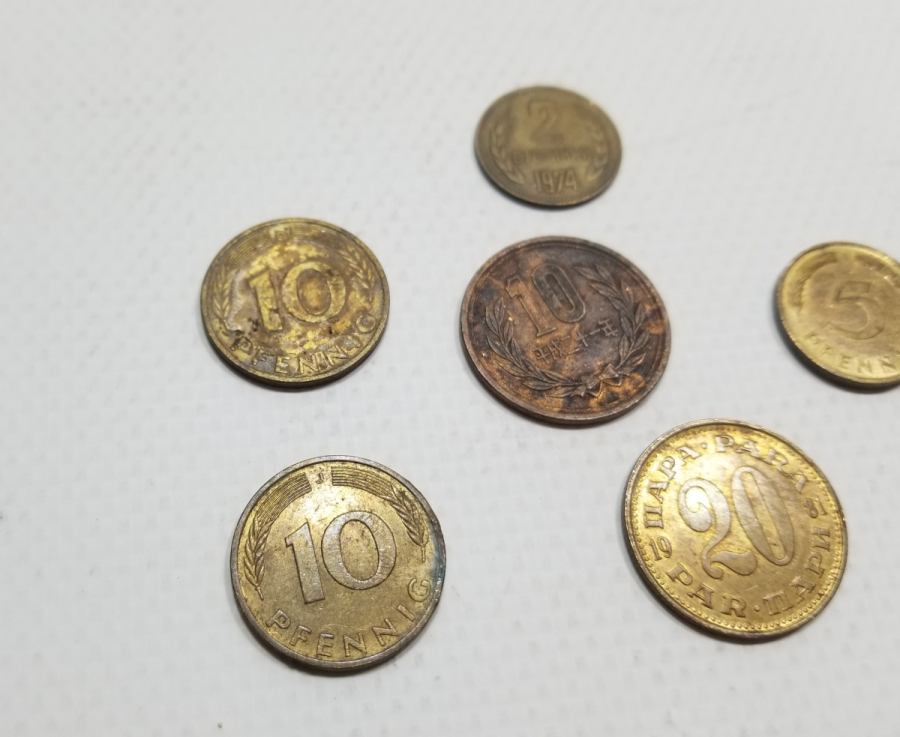 ANTİKA METAL YABANCI PARA LOTU