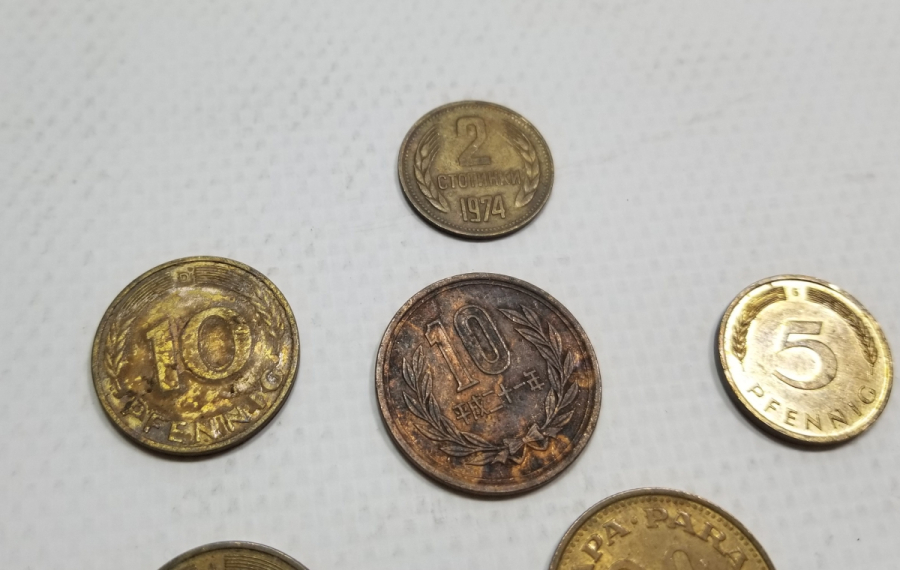 ANTİKA METAL YABANCI PARA LOTU