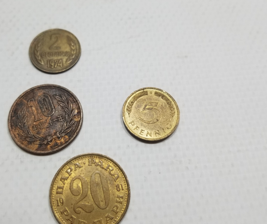 ANTİKA METAL YABANCI PARA LOTU