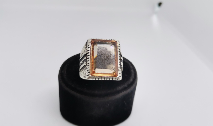 KABARTMA İŞÇİLİKLİ ÖZEL YAPIM GÜMÜŞ YÜZÜK