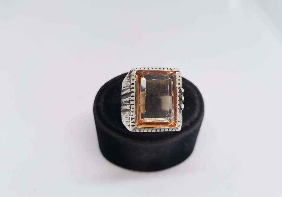 KABARTMA İŞÇİLİKLİ ÖZEL YAPIM GÜMÜŞ YÜZÜK