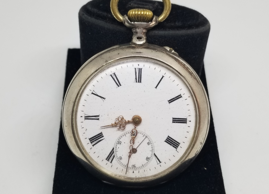 İNGİLİZLERİN OSMANLI PAZARI İÇİN YAPTIĞI GÜMÜŞ KASA KURMALI CEP SAATİ