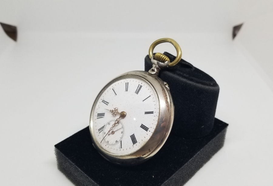 İNGİLİZLERİN OSMANLI PAZARI İÇİN YAPTIĞI GÜMÜŞ KASA KURMALI CEP SAATİ