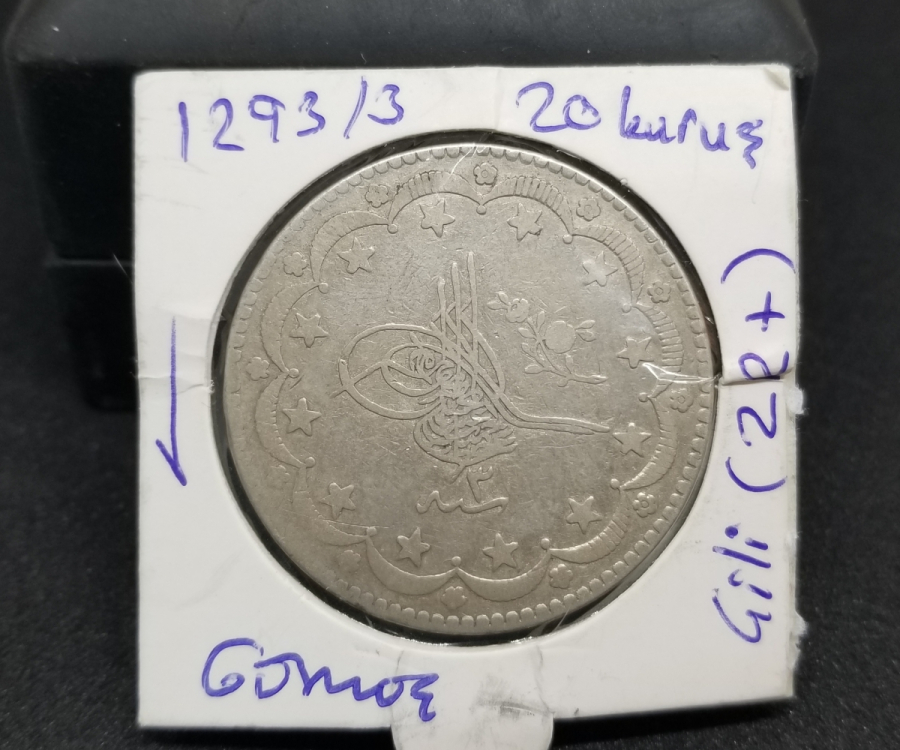 SULTAN II. ABDÜLHAMİD HAN DÖNEMİ 20 KURUŞ MECİDİYE PARA