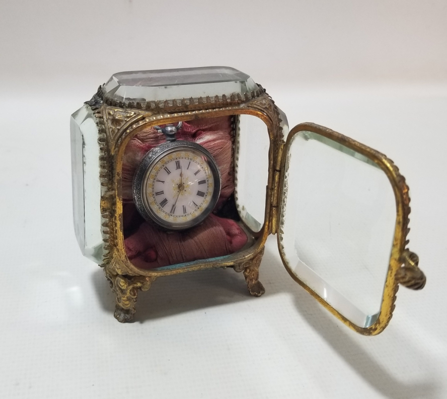 NADİR TİPTE OSMANLI DÖNEMİ CEP SAATİ TEŞHİR KUTUSU