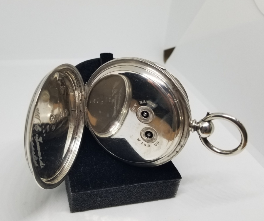 ÇOK NADİR GÜMÜŞ KASA İNGİLİZ CHRONOGRAPH CEP SAATİ