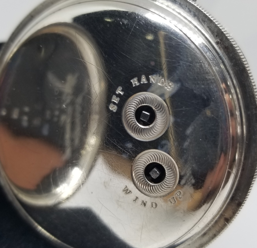 ÇOK NADİR GÜMÜŞ KASA İNGİLİZ CHRONOGRAPH CEP SAATİ