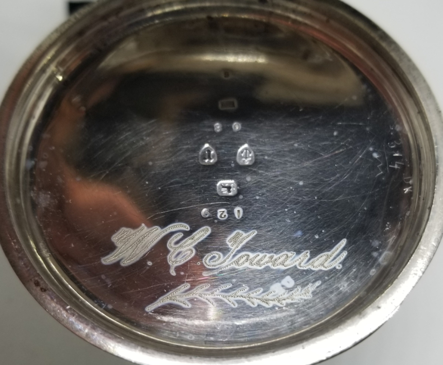 ÇOK NADİR GÜMÜŞ KASA İNGİLİZ CHRONOGRAPH CEP SAATİ