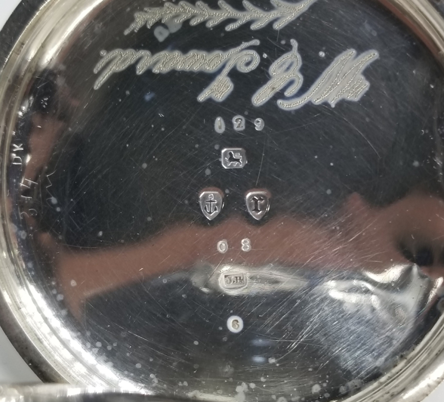 ÇOK NADİR GÜMÜŞ KASA İNGİLİZ CHRONOGRAPH CEP SAATİ