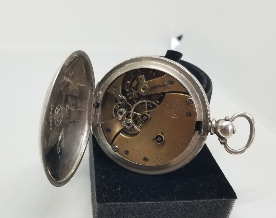 NADİR TİPTE OSMANLI DÖNEMİ LONGİNES - NECİB K.DJEZVEDJİAN KURMALI CEP SAATİ
