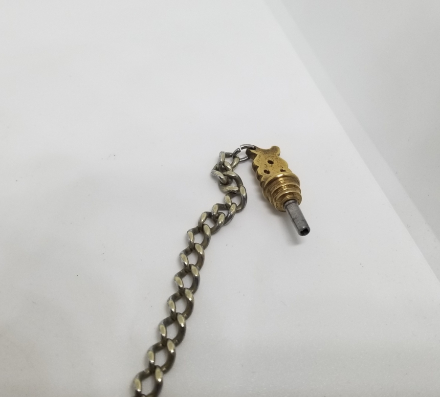 NADİR TİPTE OSMANLI DÖNEMİ ORİJİNAL KÖSTEĞİ İLE CEP SAATİ ANAHTARI