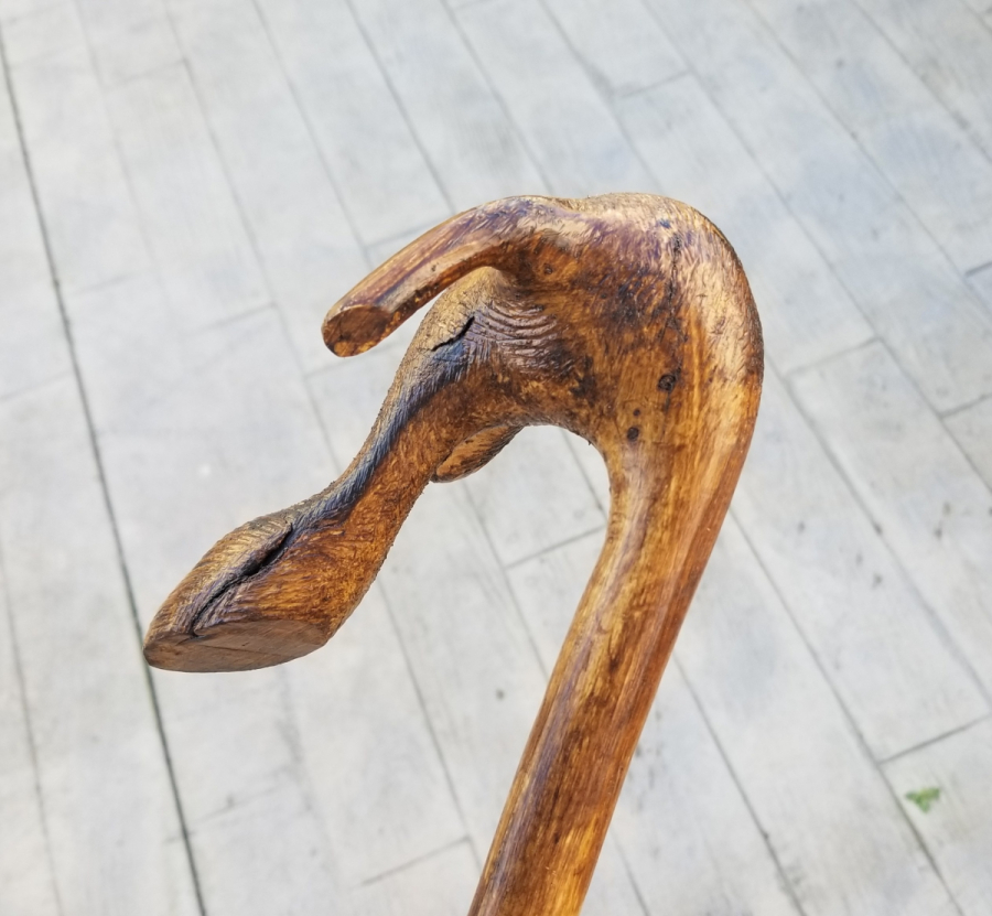 OSMANLI DÖNEMİ EL YAPIMI ÇOK NADİR BEKTAŞİ TEKKESİ ŞEYH BASTONU