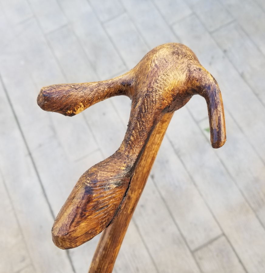 OSMANLI DÖNEMİ EL YAPIMI ÇOK NADİR BEKTAŞİ TEKKESİ ŞEYH BASTONU