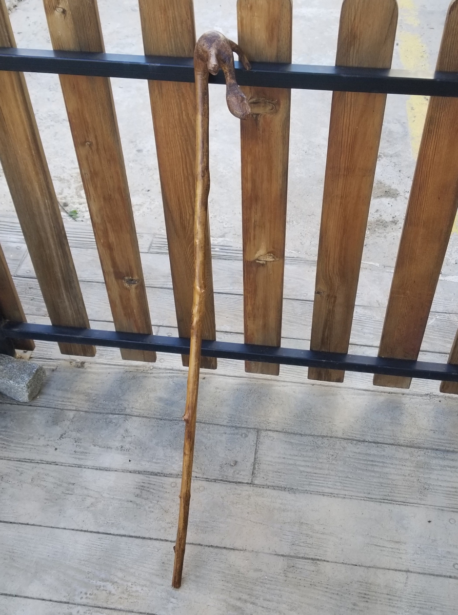 OSMANLI DÖNEMİ EL YAPIMI ÇOK NADİR BEKTAŞİ TEKKESİ ŞEYH BASTONU