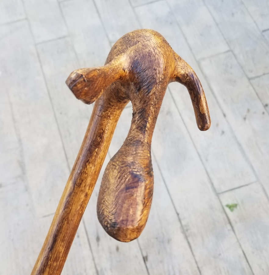 OSMANLI DÖNEMİ EL YAPIMI ÇOK NADİR BEKTAŞİ TEKKESİ ŞEYH BASTONU