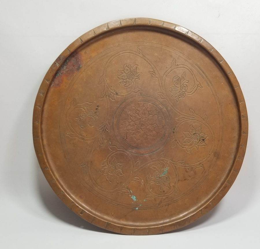 OSMANLI DÖNEMİ SÜLEYMANİYE KAHVE TEPSİSİ