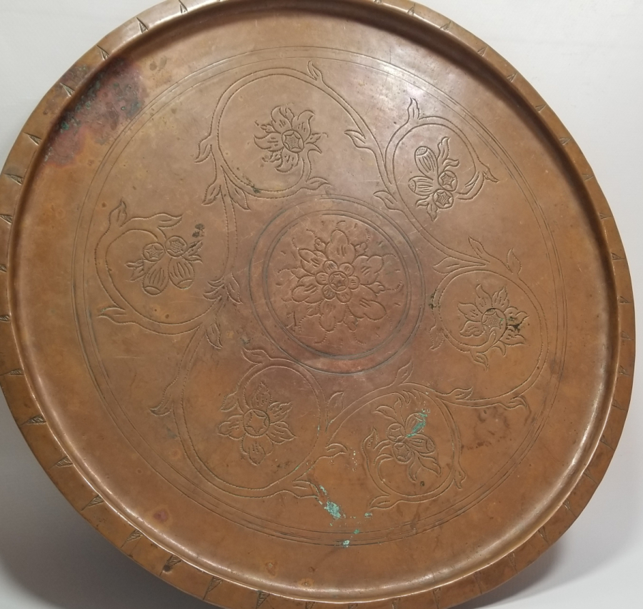 OSMANLI DÖNEMİ SÜLEYMANİYE KAHVE TEPSİSİ