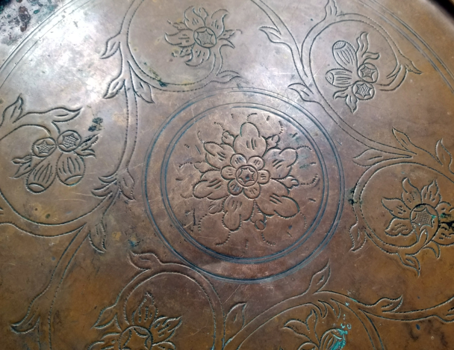 OSMANLI DÖNEMİ SÜLEYMANİYE KAHVE TEPSİSİ