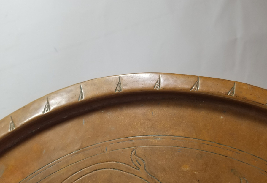 OSMANLI DÖNEMİ SÜLEYMANİYE KAHVE TEPSİSİ