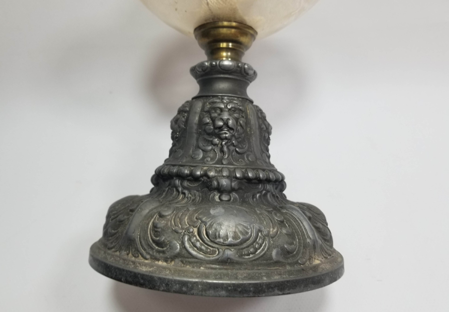 OSMANLI DÖNEMİ ASLAN BAŞLI NADİR GAZ LAMBASI