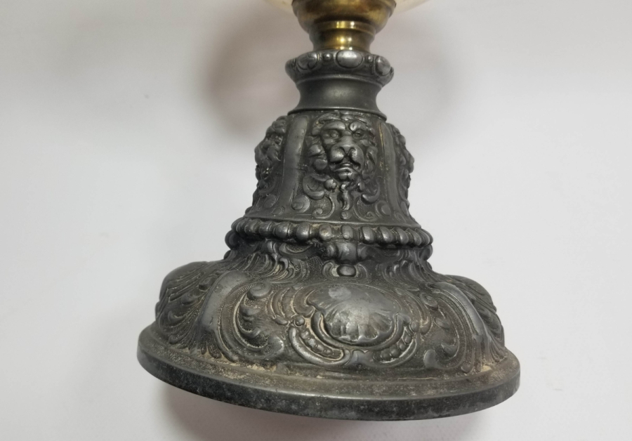 OSMANLI DÖNEMİ ASLAN BAŞLI NADİR GAZ LAMBASI