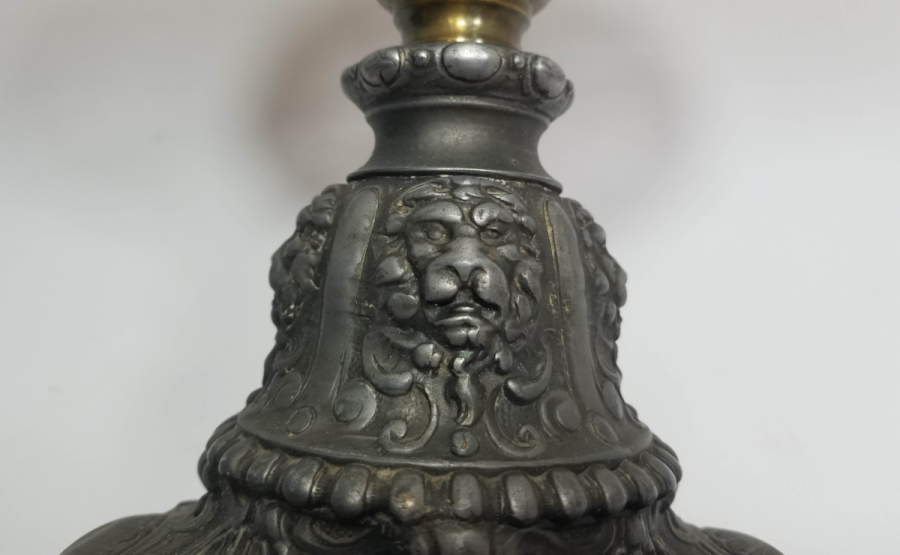 OSMANLI DÖNEMİ ASLAN BAŞLI NADİR GAZ LAMBASI