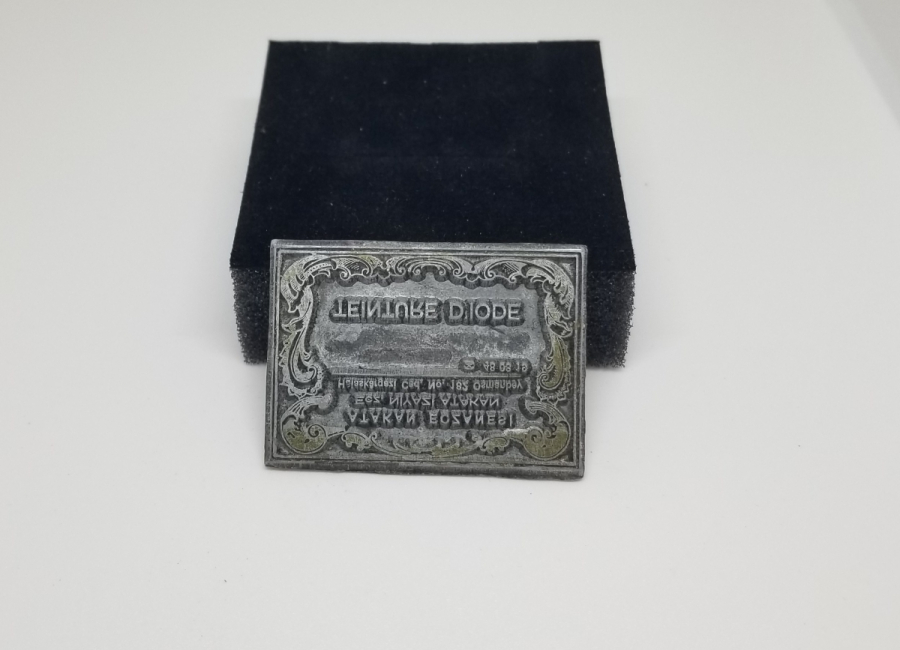 ANTİKA ECZACI ETİKET KLİŞESİ