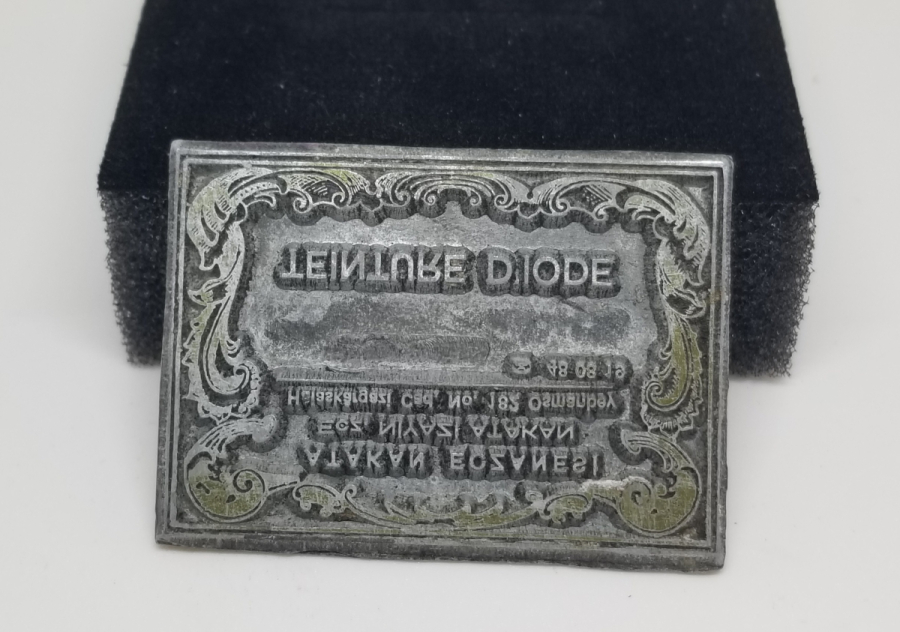 ANTİKA ECZACI ETİKET KLİŞESİ