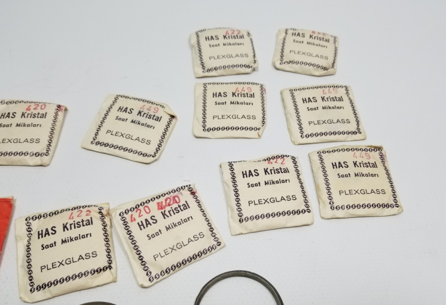 ANTİKA CEP SAATİ CAMLARI LOTU