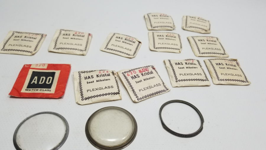 ANTİKA CEP SAATİ CAMLARI LOTU