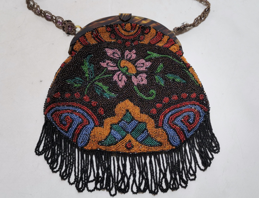 EL YAPIMI BONCUK İŞİ ANTİKA GECE ÇANTASI