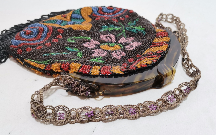 EL YAPIMI BONCUK İŞİ ANTİKA GECE ÇANTASI