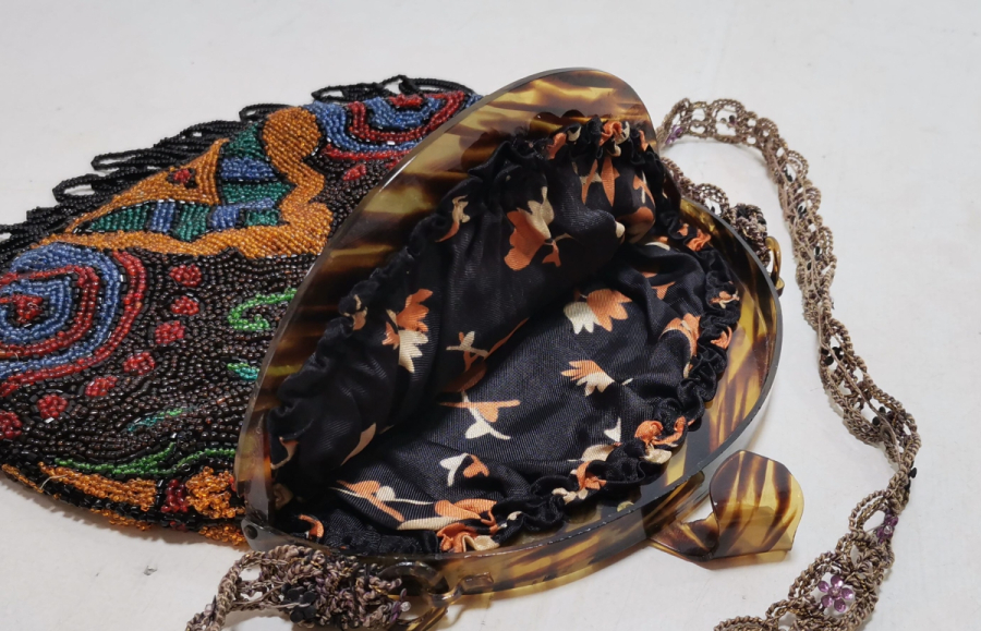 EL YAPIMI BONCUK İŞİ ANTİKA GECE ÇANTASI