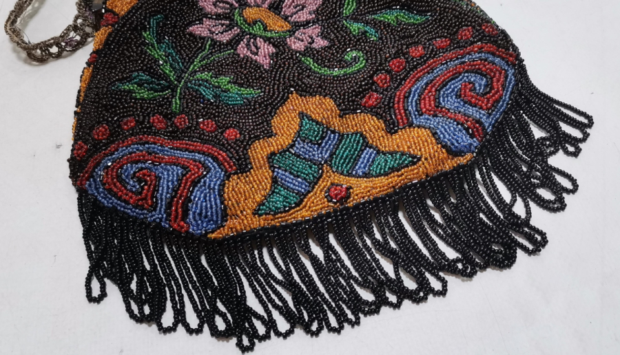 EL YAPIMI BONCUK İŞİ ANTİKA GECE ÇANTASI