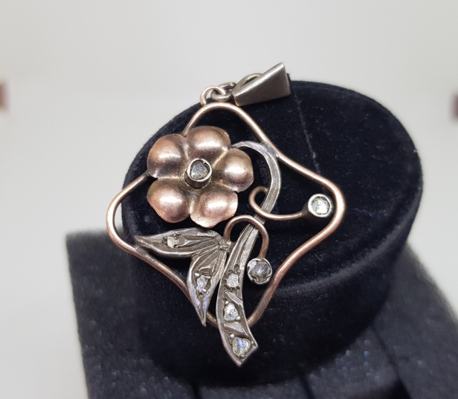 OSMANLI DÖNEMİ ELMAS TAŞLI ALTIN KOLYE