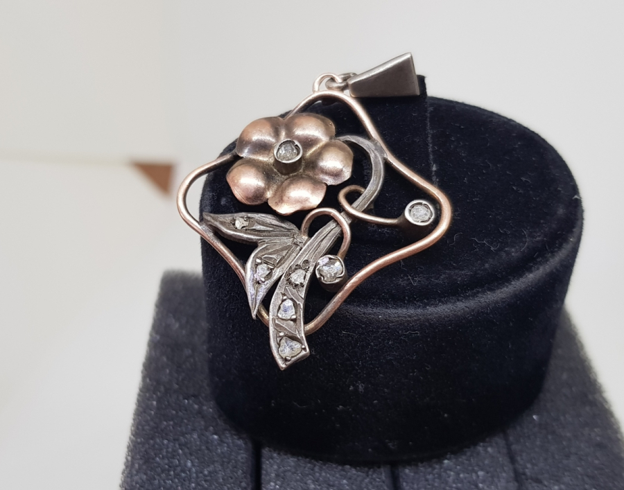 OSMANLI DÖNEMİ ELMAS TAŞLI ALTIN KOLYE