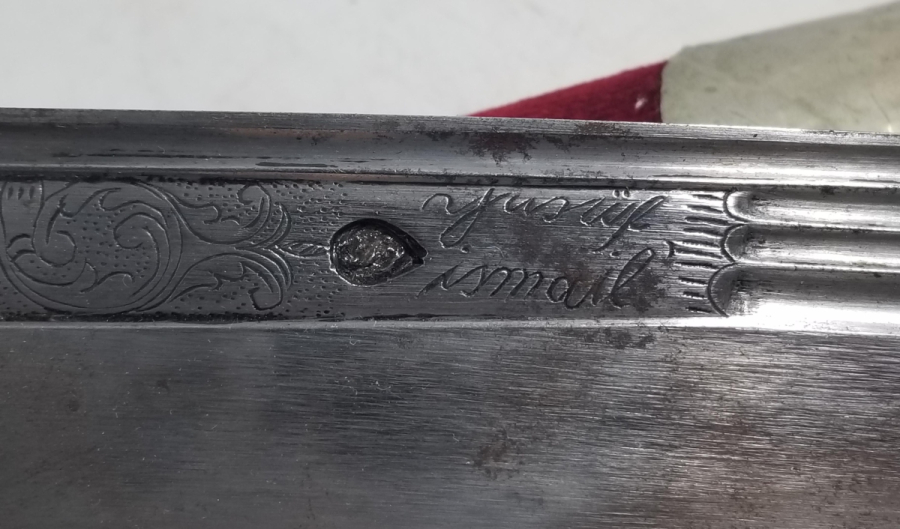 OSMANLI DÖNEMİ DEV BOYDA GADDARE FORMLU USTA DAMGALI BURSA İŞİ KUŞAK KAMASI