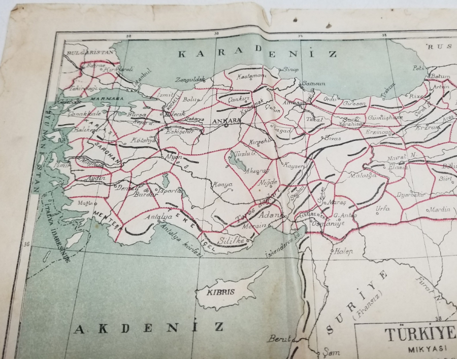 HATAY'IN OLMADIĞI ANTİKA TÜRKİYE HARİTASI