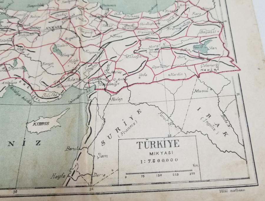 HATAY'IN OLMADIĞI ANTİKA TÜRKİYE HARİTASI