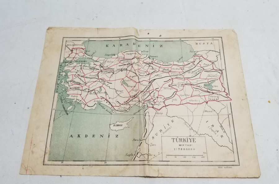 HATAY'IN OLMADIĞI ANTİKA TÜRKİYE HARİTASI