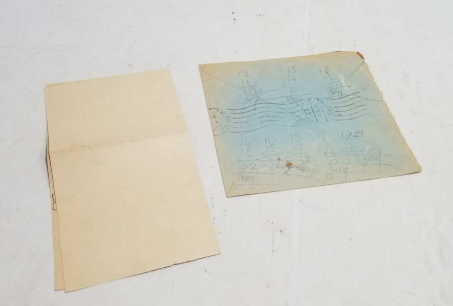 CUMHURİYET BAŞLARI OSMANLICA YAZILI MEKTUP