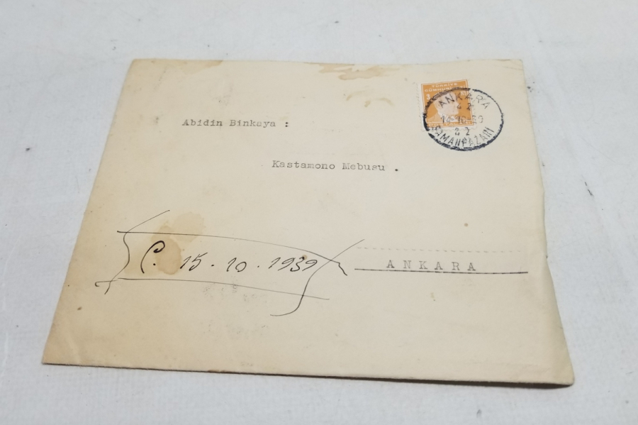 1940 TARİHLİ KASTAMONU MİLLETVEKİLİNE YAZILMIŞ OSMANLICA MEKTUP