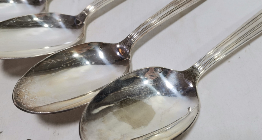 GÜMÜŞ KAPLAMA ANTİKA ÇATAL KAŞIK TAKIMI