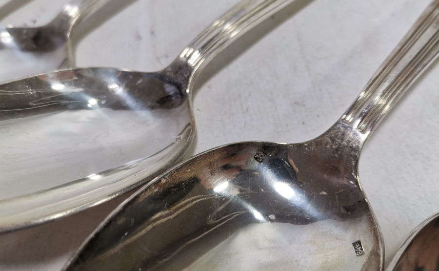 GÜMÜŞ KAPLAMA ANTİKA ÇATAL KAŞIK TAKIMI