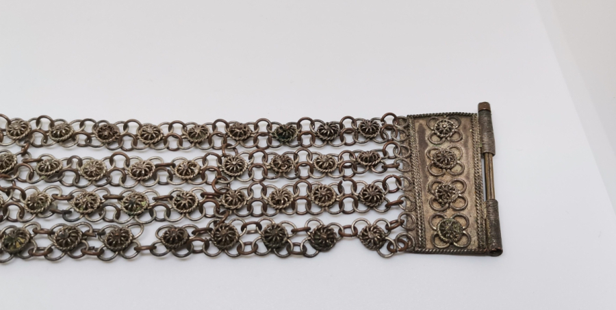 YOKLUK DÖNEMİ EL YAPIMI OSMANLI BİLEKLİK - BİLEZİK