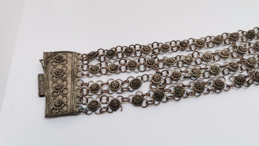 YOKLUK DÖNEMİ EL YAPIMI OSMANLI BİLEKLİK - BİLEZİK